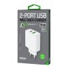 3-Port USB Smart ID 37W Wall Quick Charger QC4+ - PD3.0+2.4A_DN2