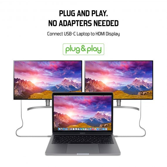 No adapters needed