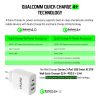 3-Port USB Smart ID 37W Wall Quick Charger QC4+ - PD3.0+2.4A_DN2