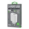 3-Port USB Smart ID 37W Wall Quick Charger QC4+ - PD3.0+2.4A_DN2