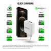 3-Port USB Smart ID 37W Wall Quick Charger QC4+ - PD3.0+2.4A_DN2