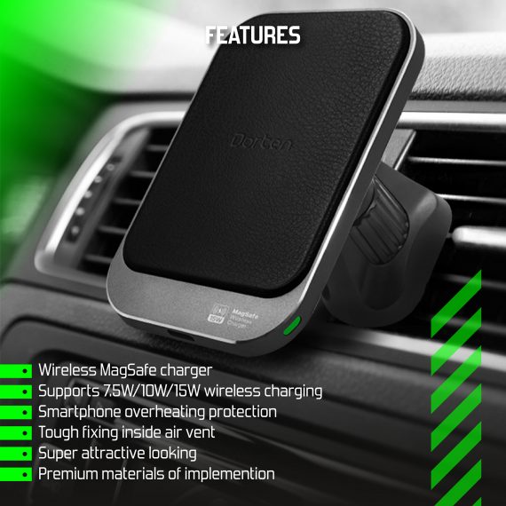 Car 15W Wireless Charging Mount - Sensor Series DN556500+