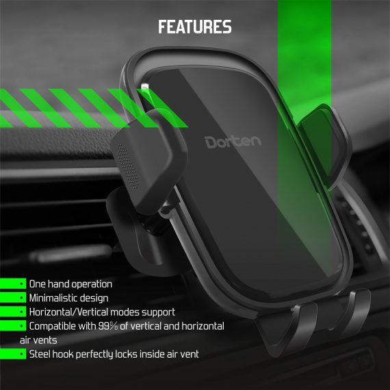 Car 15W Wireless Charging Mount - Sensor Series DN556500+