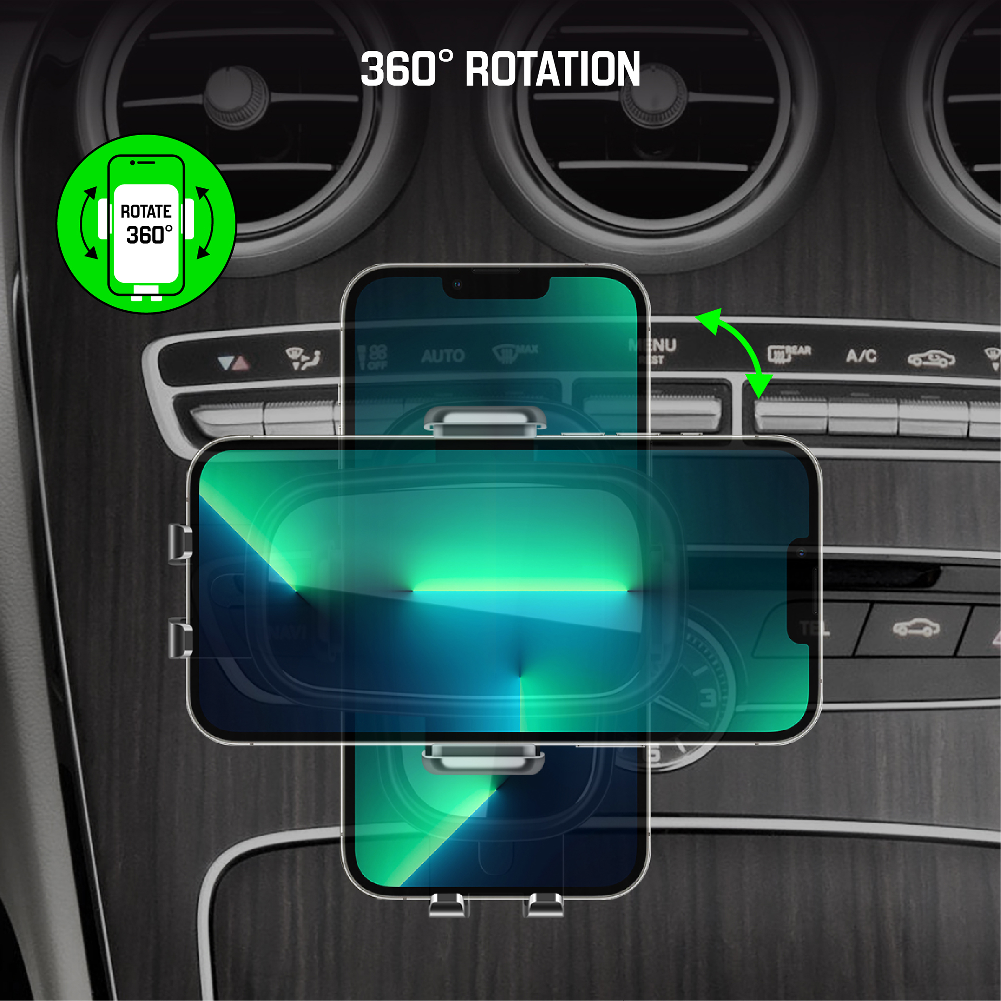 Car 15W Wireless Charging Mount - Sensor Series DN556500+ Car 15W Wireless Charging Mount - Sensor Series DN556500+
