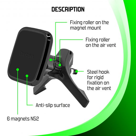 CD Slot Magnet Car Mount BH4 - RACE Series_DN410200