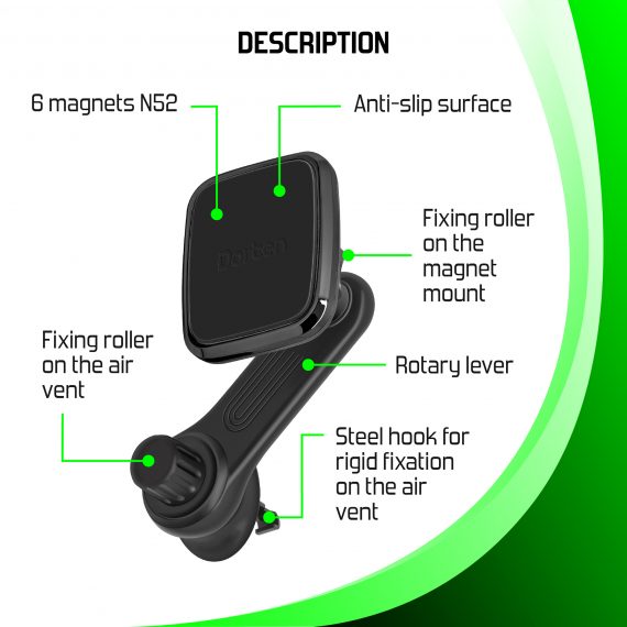 CD Slot Magnet Car Mount BH4 - RACE Series_DN410200