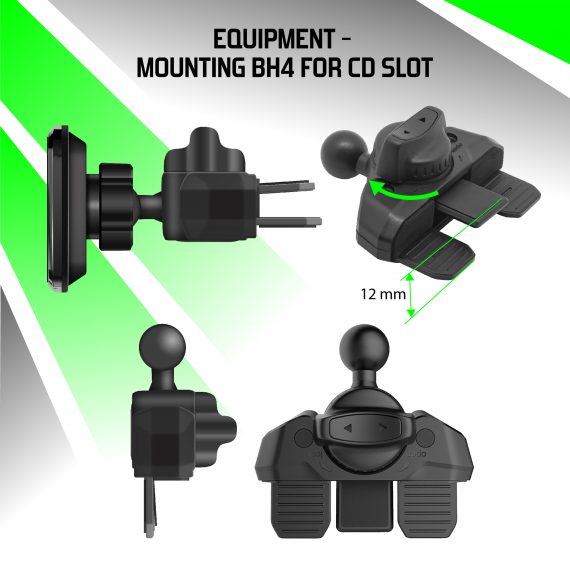 CD Slot Magnet Car Mount BH4 - RACE Series_DN410200