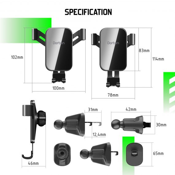 Car 15W Wireless Charging Mount - Sensor Series DN556500+