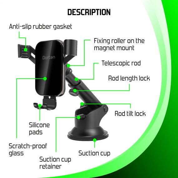 Dashboard Gravity Car Mount BH5 - Neo-Tech Series_DN430101